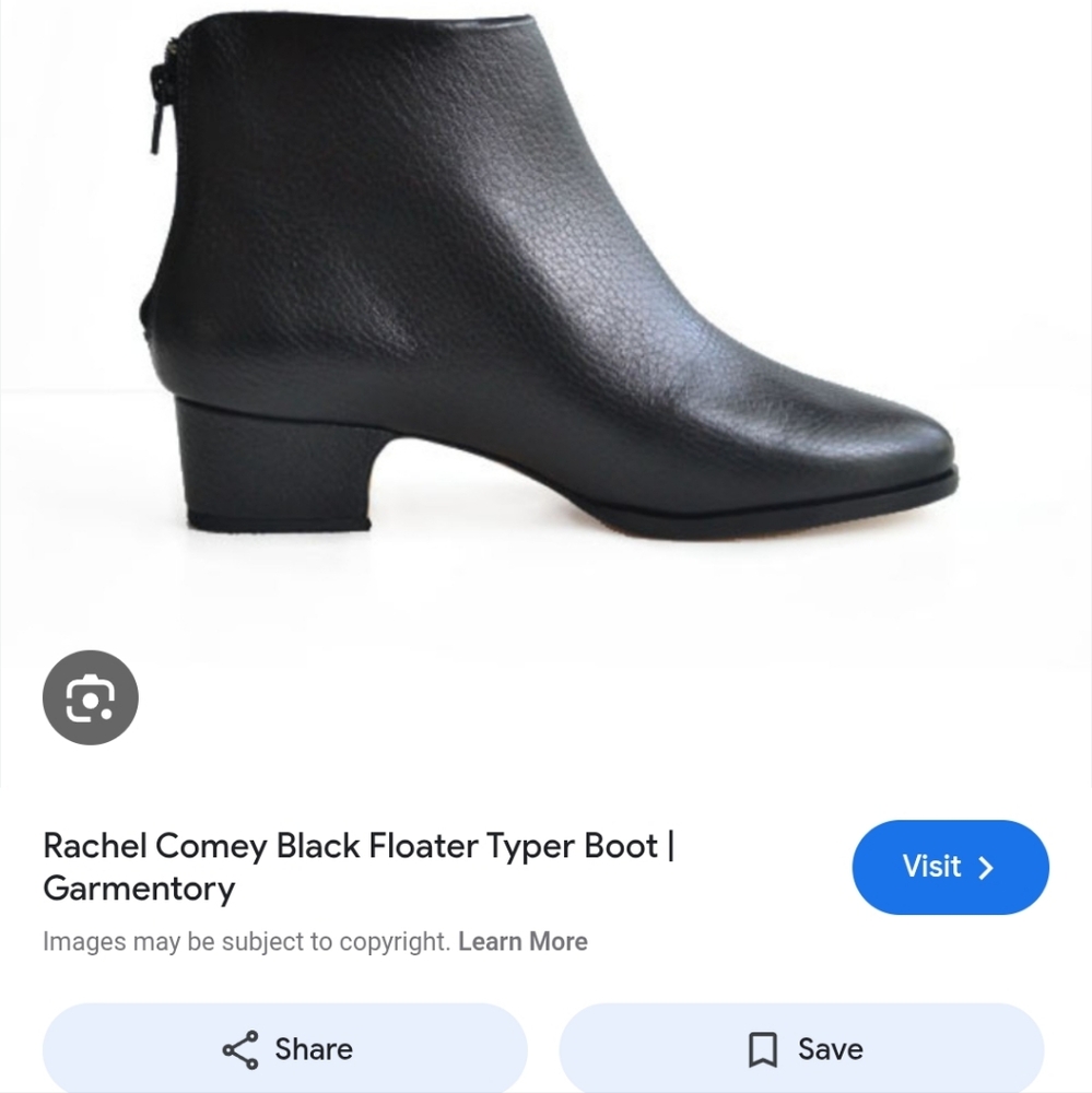 Rachel Comey Black Floater Typer Boot